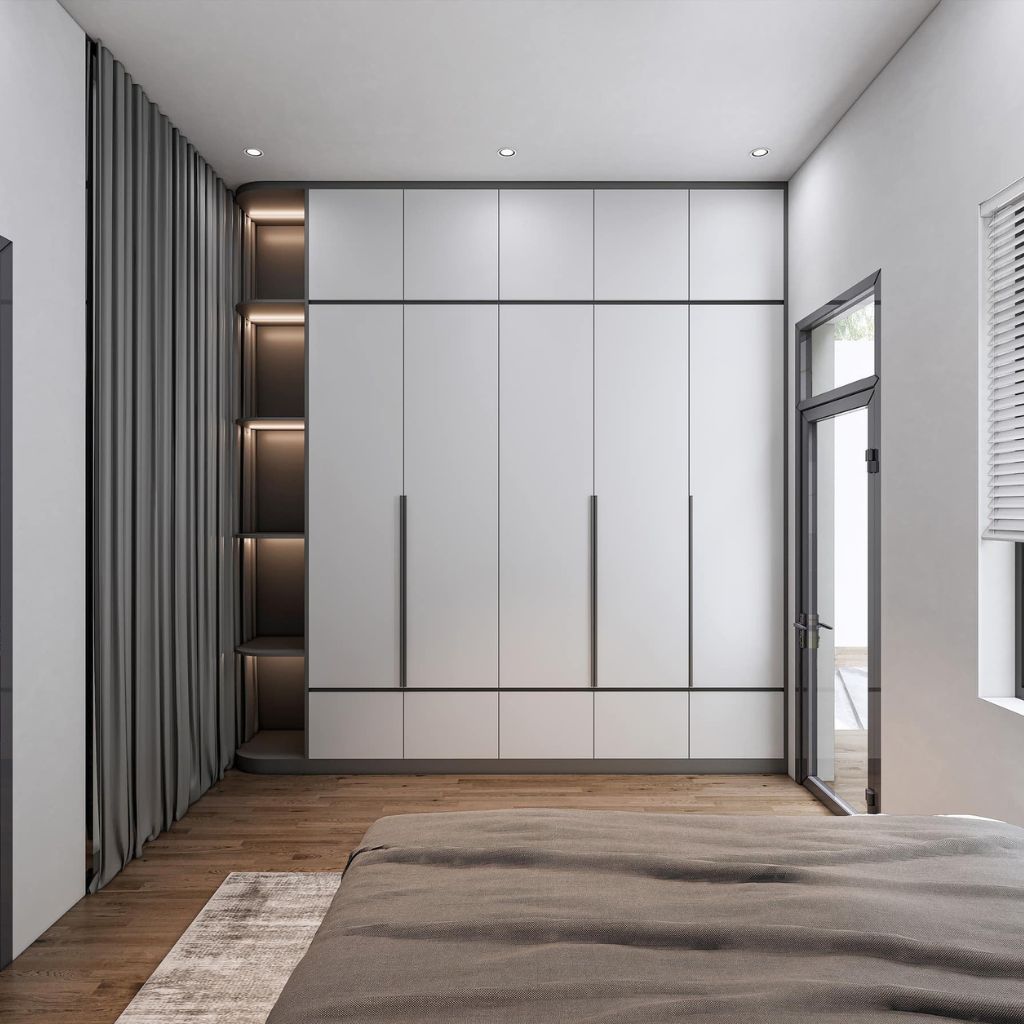 Những Mẫu Tủ Gỗ Công Nghiệp 5 Cánh Hiện Đại Đẹp 8